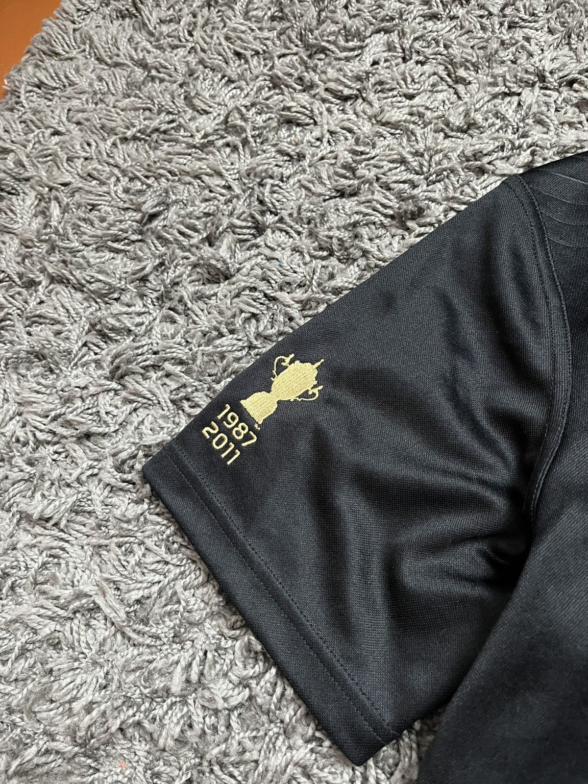 Adidas Adidas New Zealand All Blacks Rugby World Cup 2015 Jersey Size US L / EU 52-54 / 3 - 3 Thumbnail