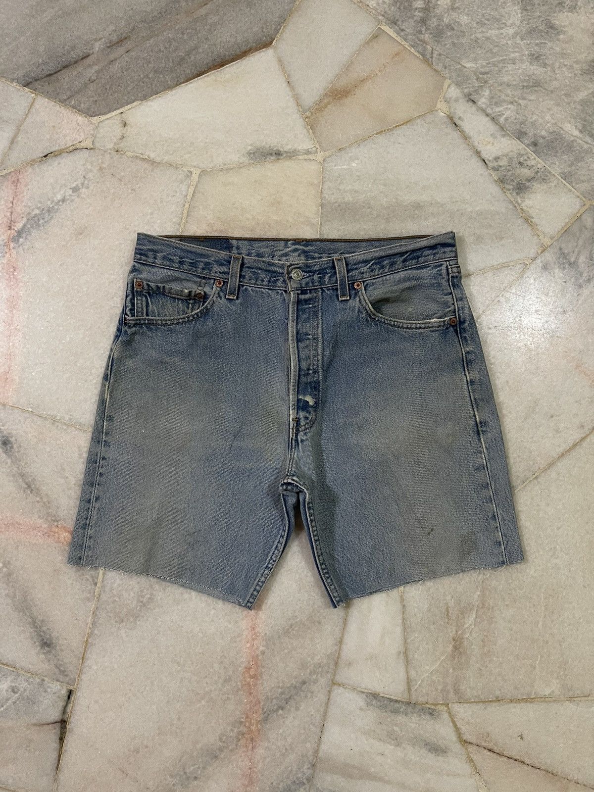 Levi's Vintage Clothing Vintage 00s Levis 501 Denim Shorts / Vintage Levis 501 Size US 34 / EU 50 - 1 Thumbnail