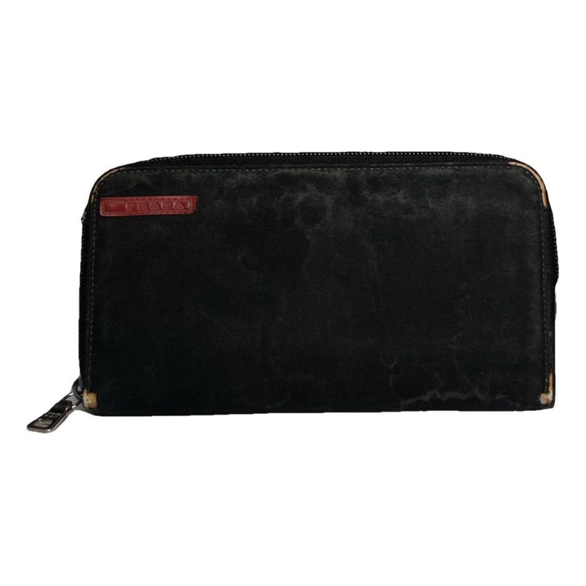 Prada Black Cotton Wallet Size ONE SIZE - 1 Thumbnail