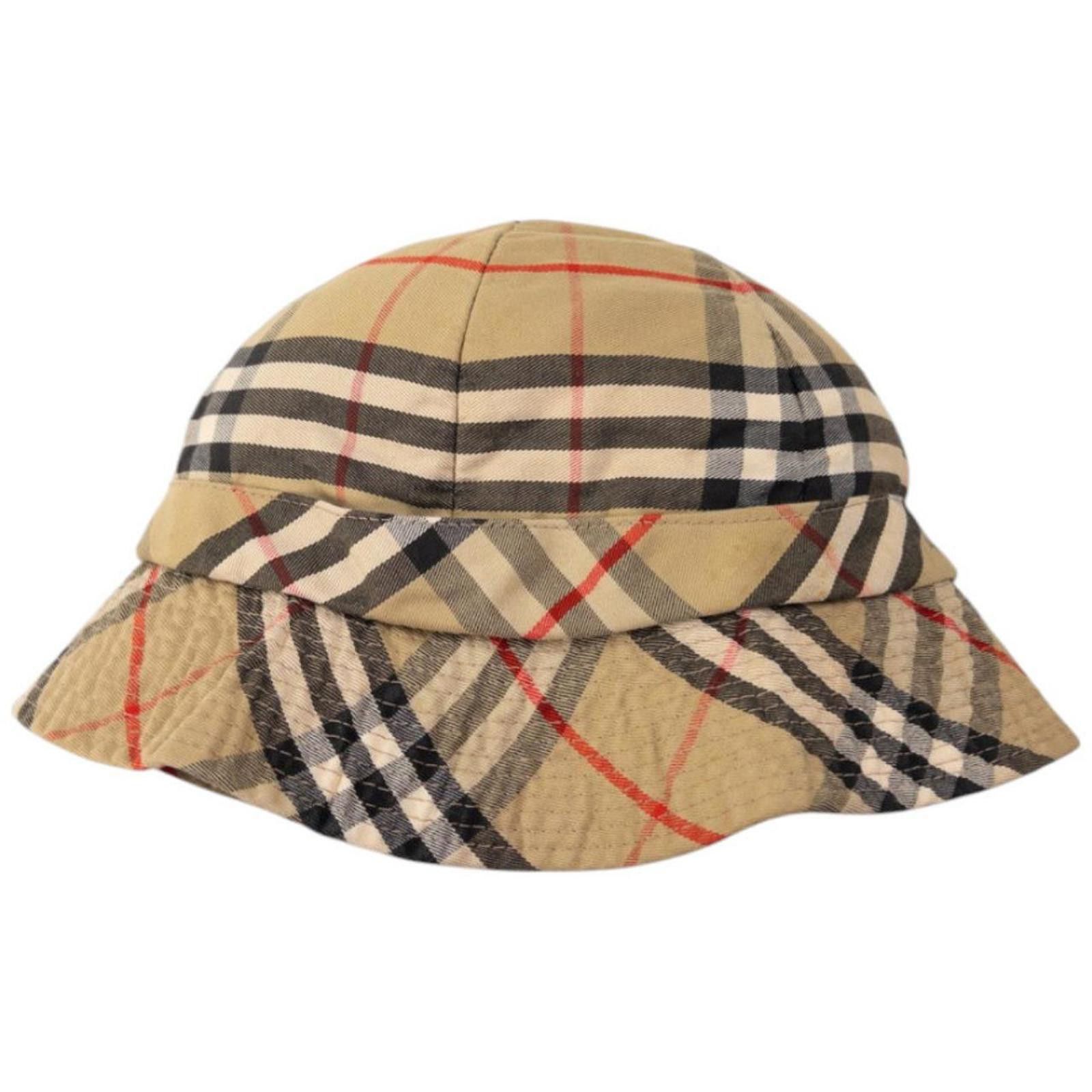 Burberry Vintage Burberry Nova Check Bucket Hat Size L Size ONE SIZE - 1 Thumbnail