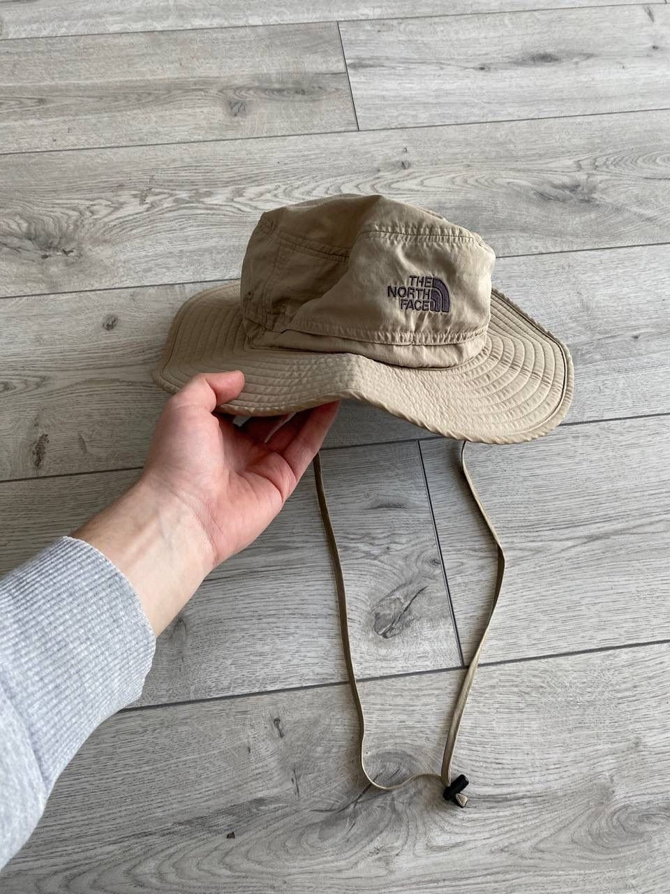 Pre-owned Outdoor Life X The North Face Vintage The North Face Outdoor Bucket Hat Panama In Sand
