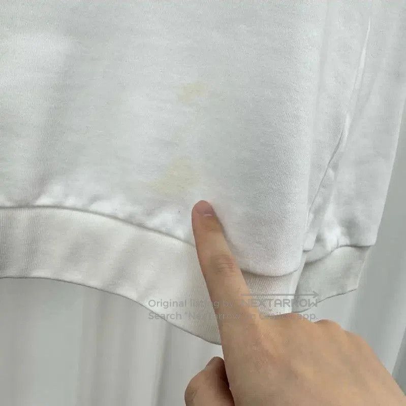 Fendi Fendi White Logo Long Sleeve Sweatshirt . Size L / US 10 / IT 46 - 4 Thumbnail