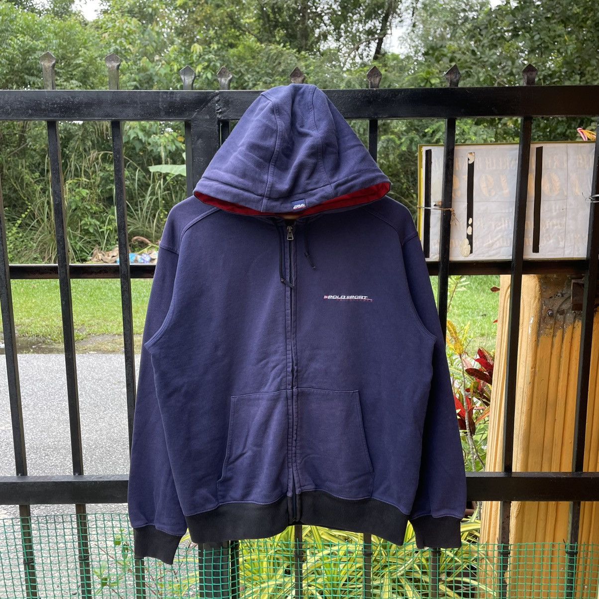 Polo Ralph Lauren 🔥Vintage Polo Sport Ralph Lauren Full Zipper Sweater Hoodie Size US M / EU 48-50 / 2 - 1 Thumbnail