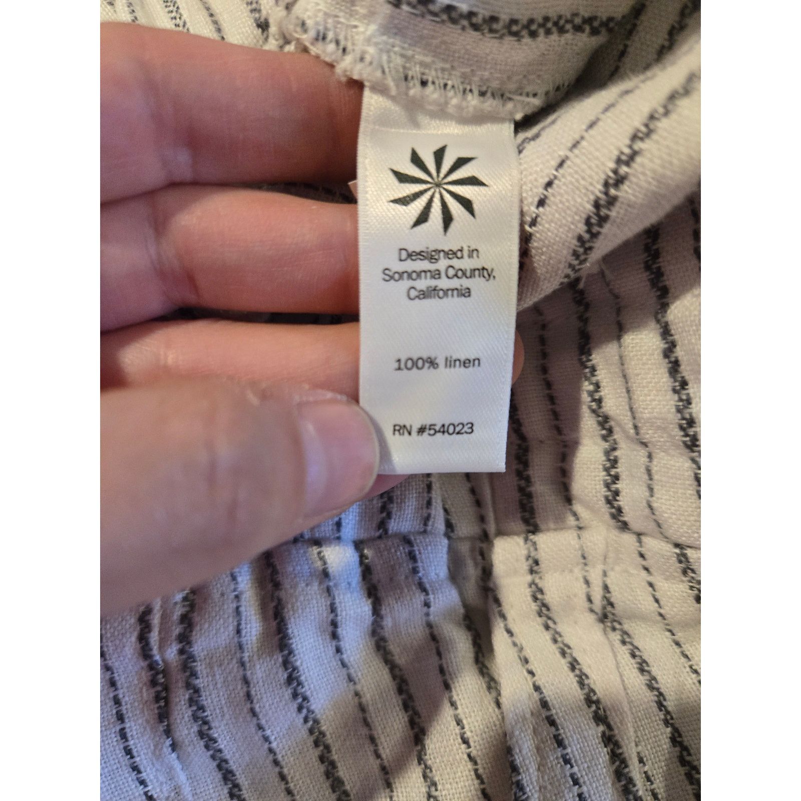 Athleta Athleta 100% linen striped pants sz 2 coastal Size 26" / US 2 / IT 38 - 5 Thumbnail