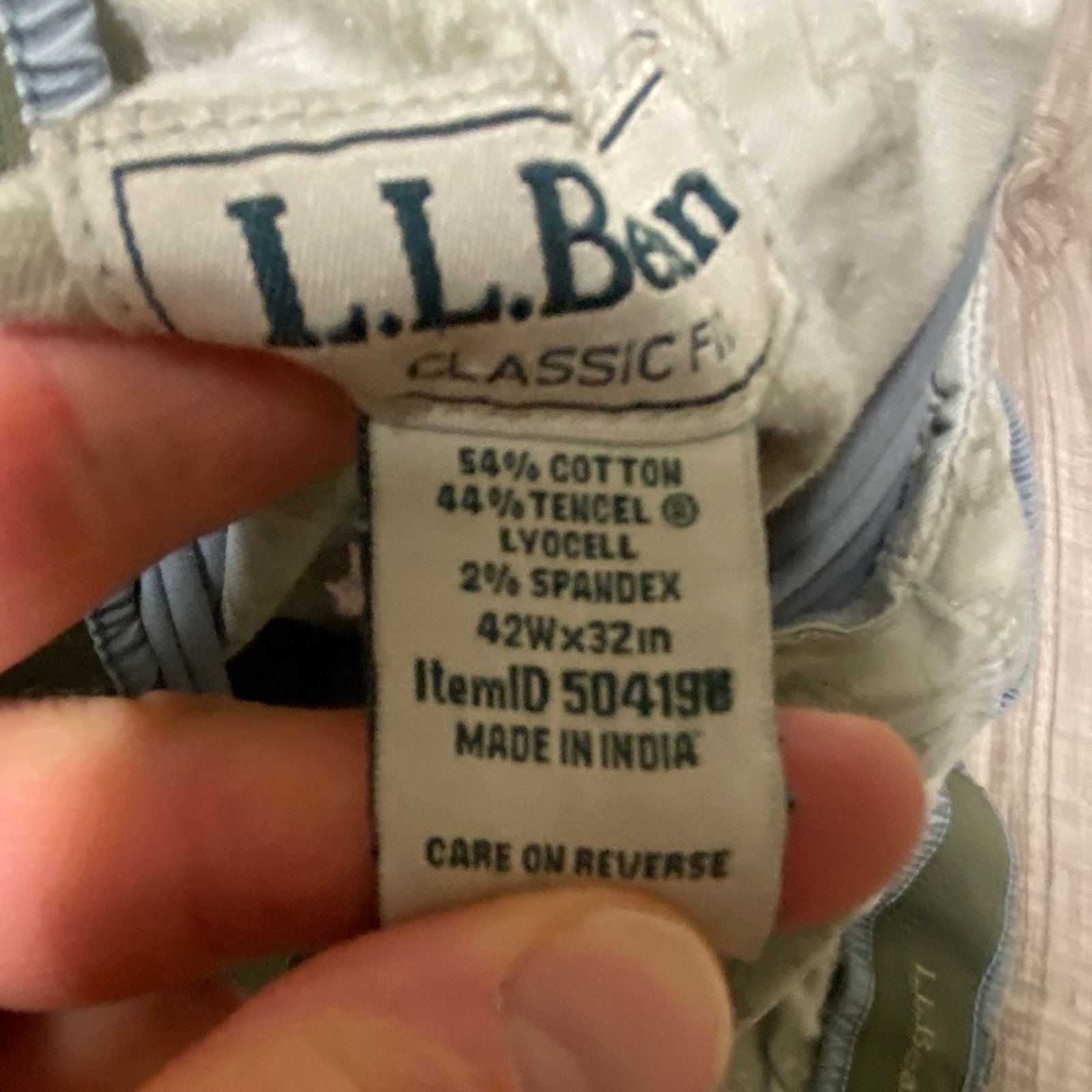 L.L. Bean L.L. Bean Men's Commuter Straight Stretch Chino - 42x32 Size US 42 / EU 58 - 7 Thumbnail