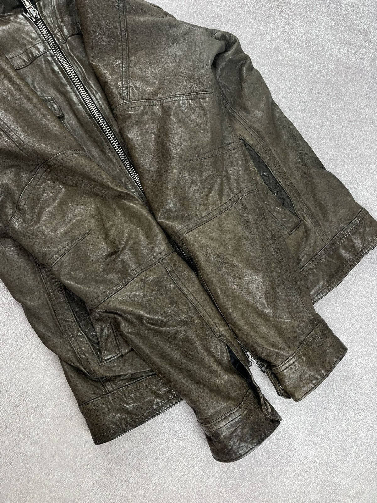 Allsaints Allsaints Spitalfields Leather Jacket Men’s Size S Size US S / EU 44-46 / 1 - 23 Thumbnail