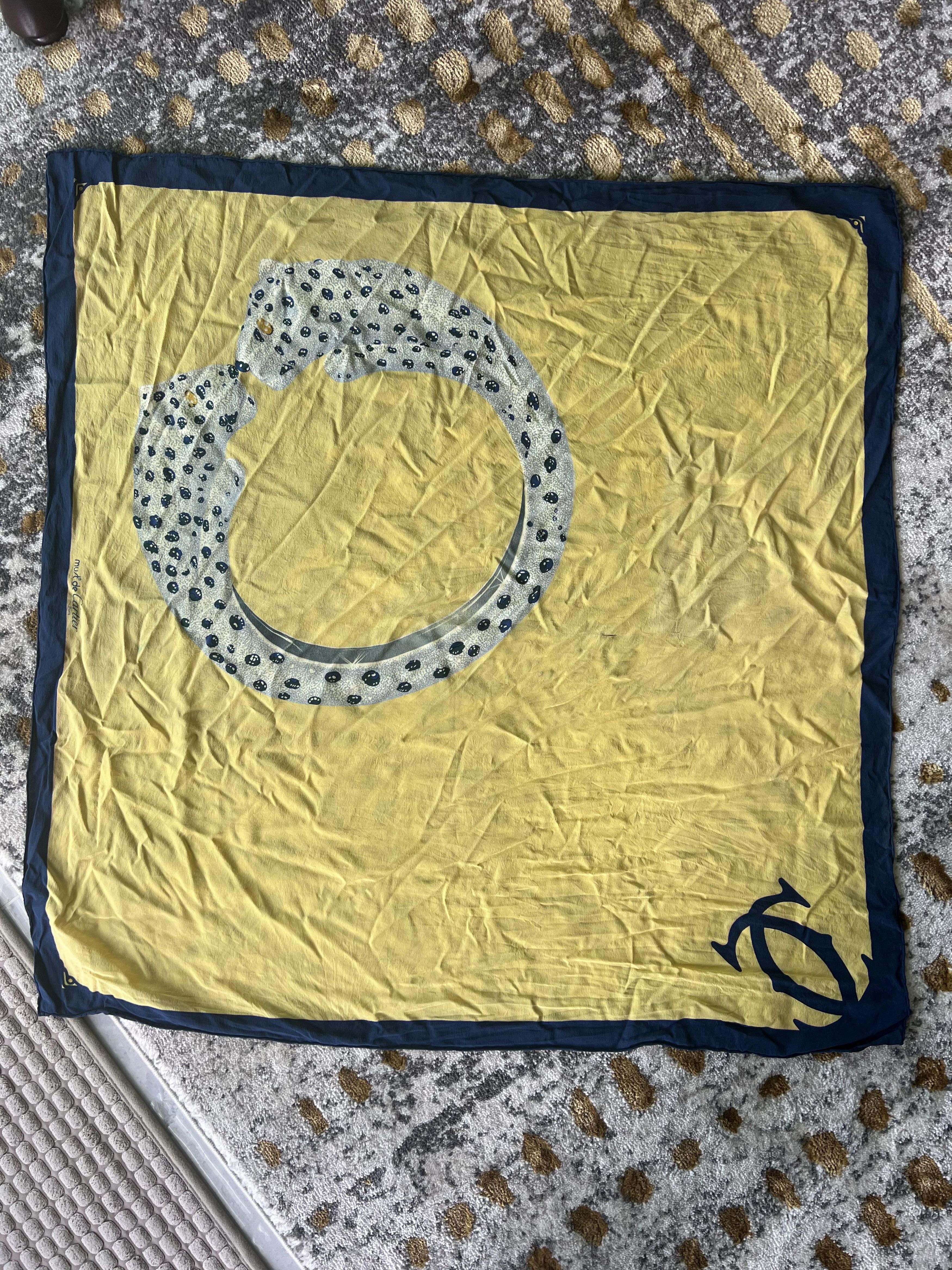 Cartier × Vintage must de Cartier handkerchief scarves Size ONE SIZE - 1 Thumbnail