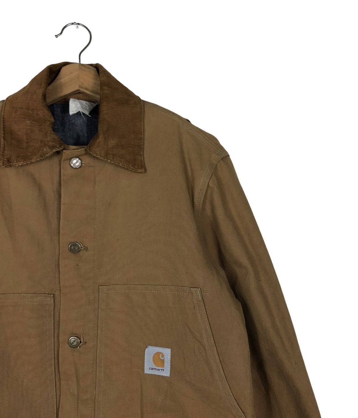Carhartt 🔥VINTAGE CHORE WORK JACKET CARHARTT CB256 BLANKET LINING Size US M / EU 48-50 / 2 - 6 Thumbnail