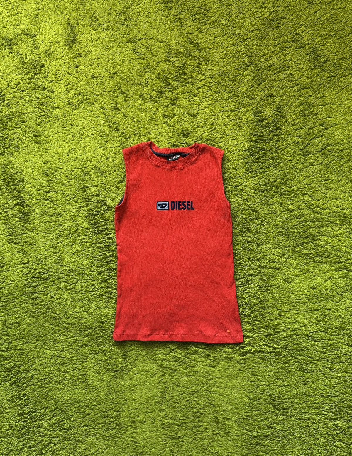 Diesel Diesel 2000s vintage Y2K slim fit ribbed tank top Size XL / US 12-14 / IT 48-50 - 1 Thumbnail