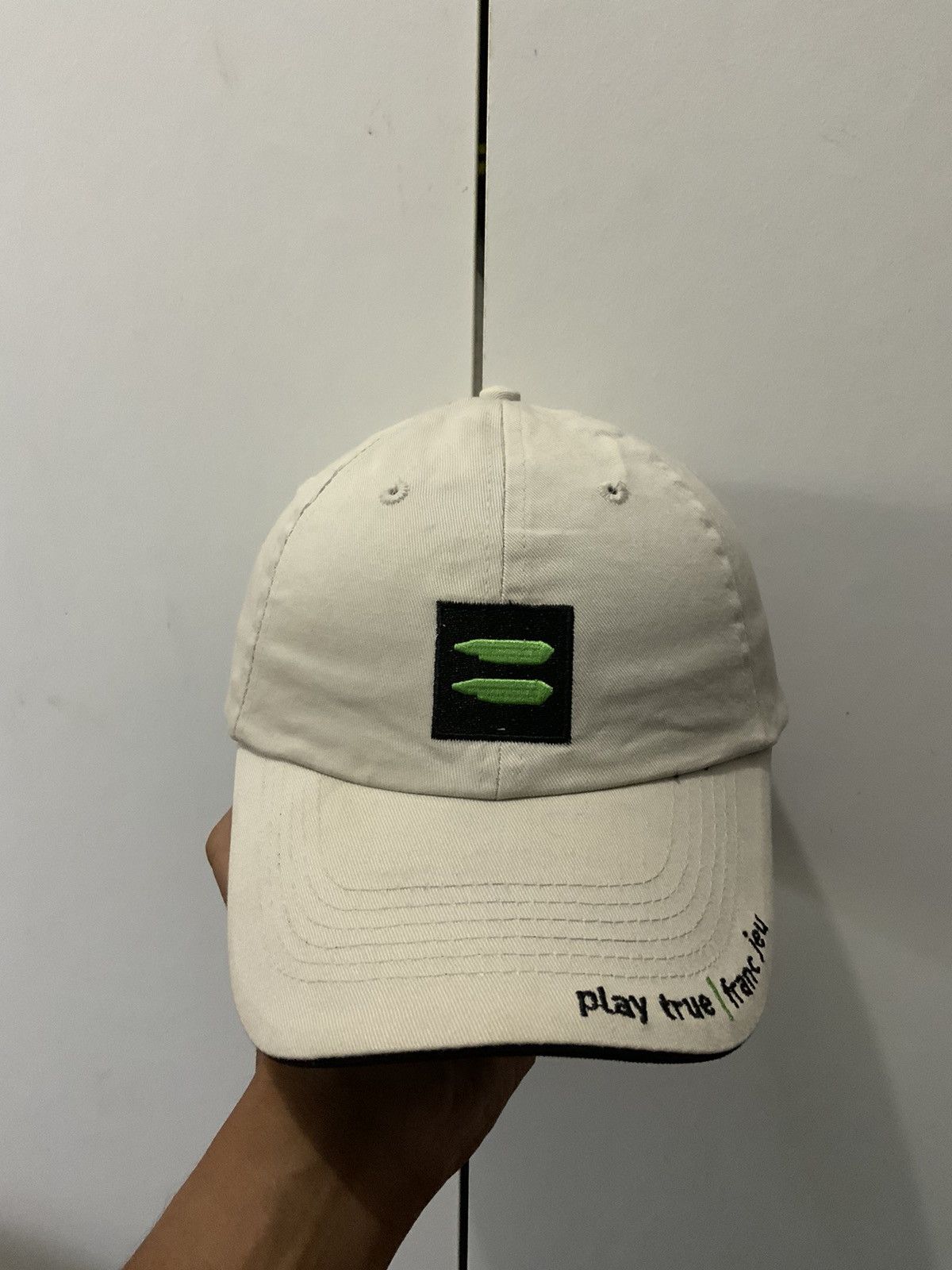 Japanese Brand Play True | Franc Jeu Spellout Big Logo Hat Size ONE SIZE - 5 Thumbnail