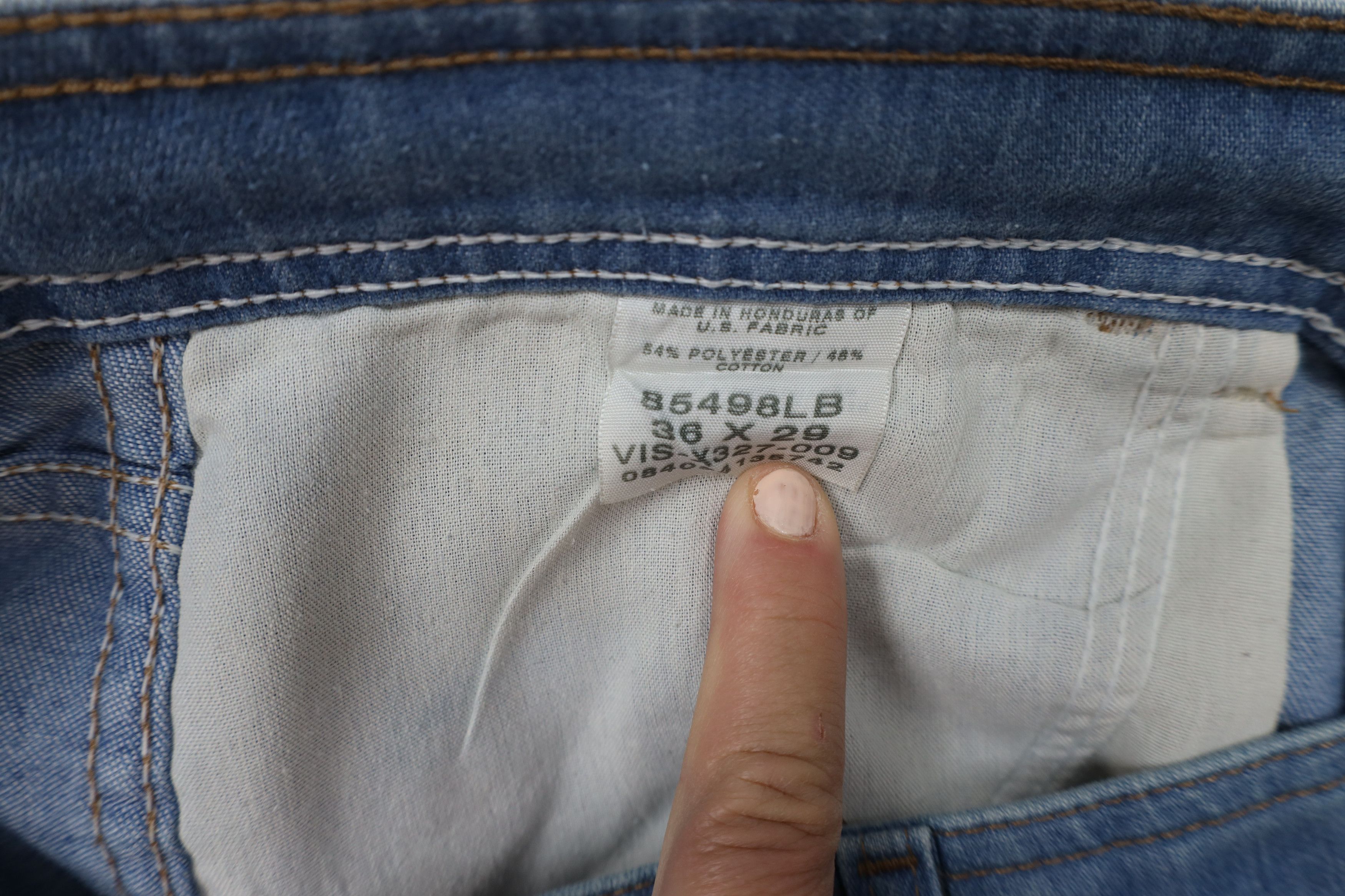 Vintage × Wrangler Vintage 90s Wrangler Flared Wide Leg Denim Jeans Blue Size US 36 / EU 52 - 8 Thumbnail