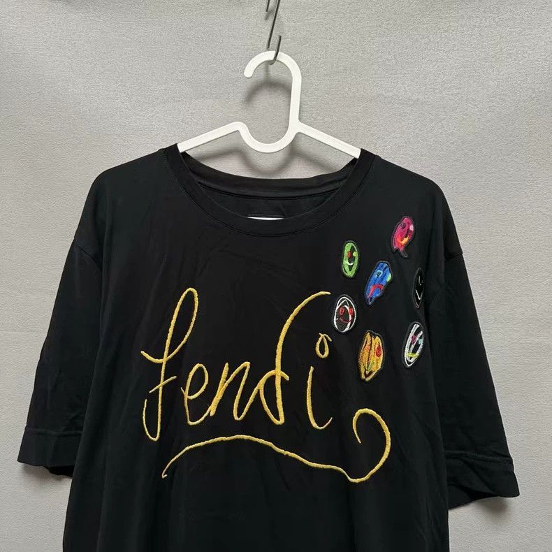 Fendi Fendi embroidered short sleeve T-shirt-2508 Size US M / EU 48-50 / 2 - 2 Thumbnail
