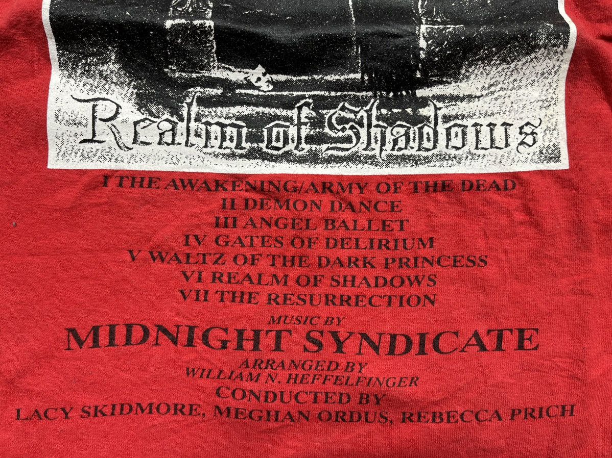 Band Tees Vintage 2004 Midnight Syndicate Realm Of Shadows World Tour Size US M / EU 48-50 / 2 - 4 Thumbnail