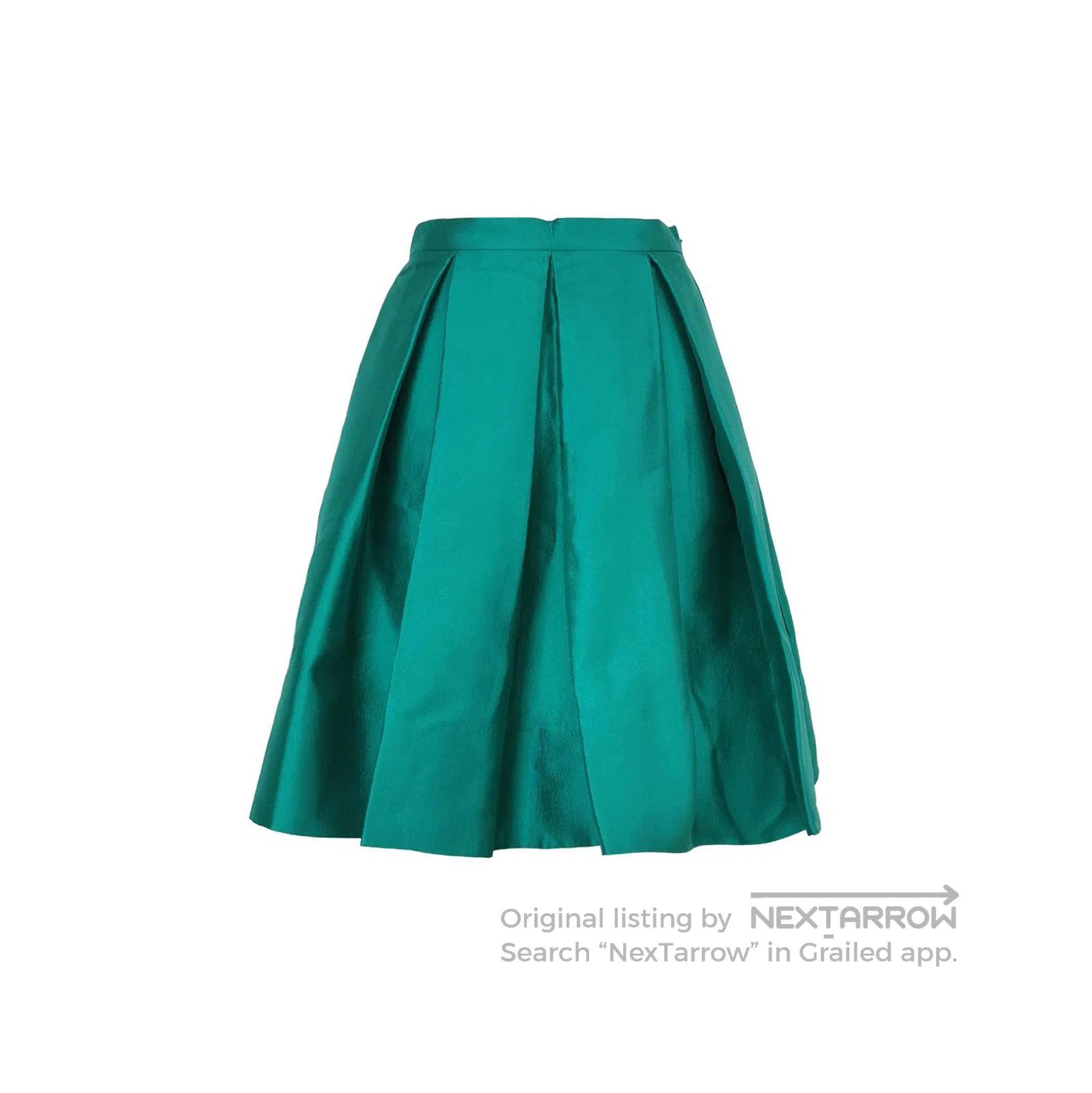 Prada Prada Solid Color Silk Blend Skirt . Size 37" - 1 Thumbnail