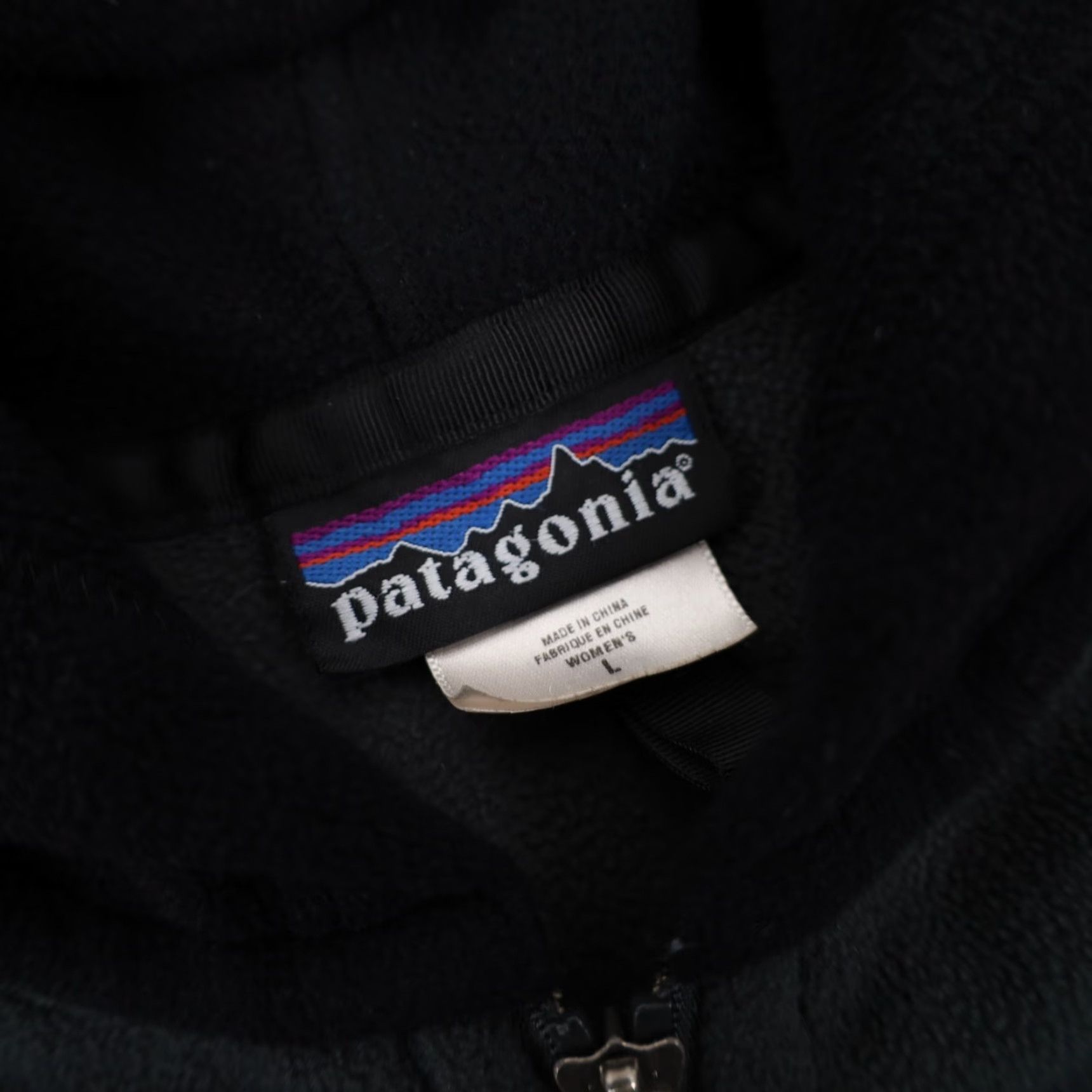 Patagonia VINTAGE Patagonia Rhythm Fleece Hoodie Womens Large Gray Hooded Full Zip Size L / US 10 / IT 46 - 6 Thumbnail