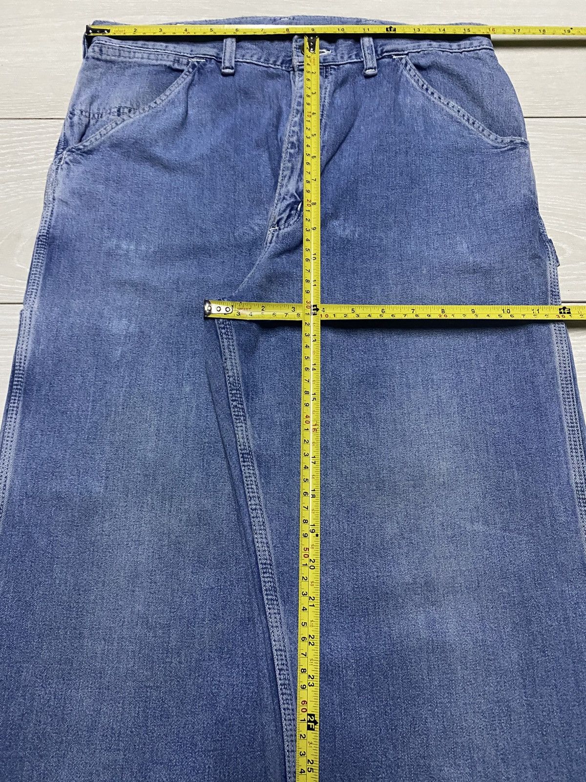 Carhartt Japan Vintage Carhatt Light Blue Carpenter Baggy Jeans Size US 32 / EU 48 - 11 Thumbnail