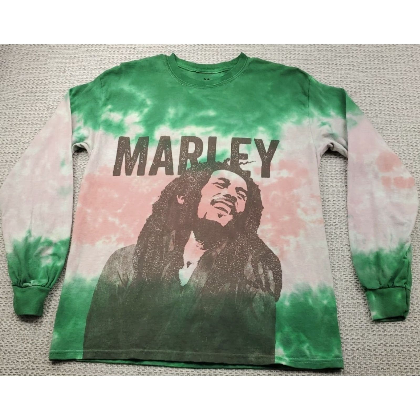 Vintage **Zion Band Music Bob Marley T-Shirt Adult Small Long Sleeve Tie-Dye** User: Zion Band Music Bob Marley T-Shirt Adult Small Long Sleeve Tie-Dye Size US S / EU 44-46 / 1 - 2 Thumbnail