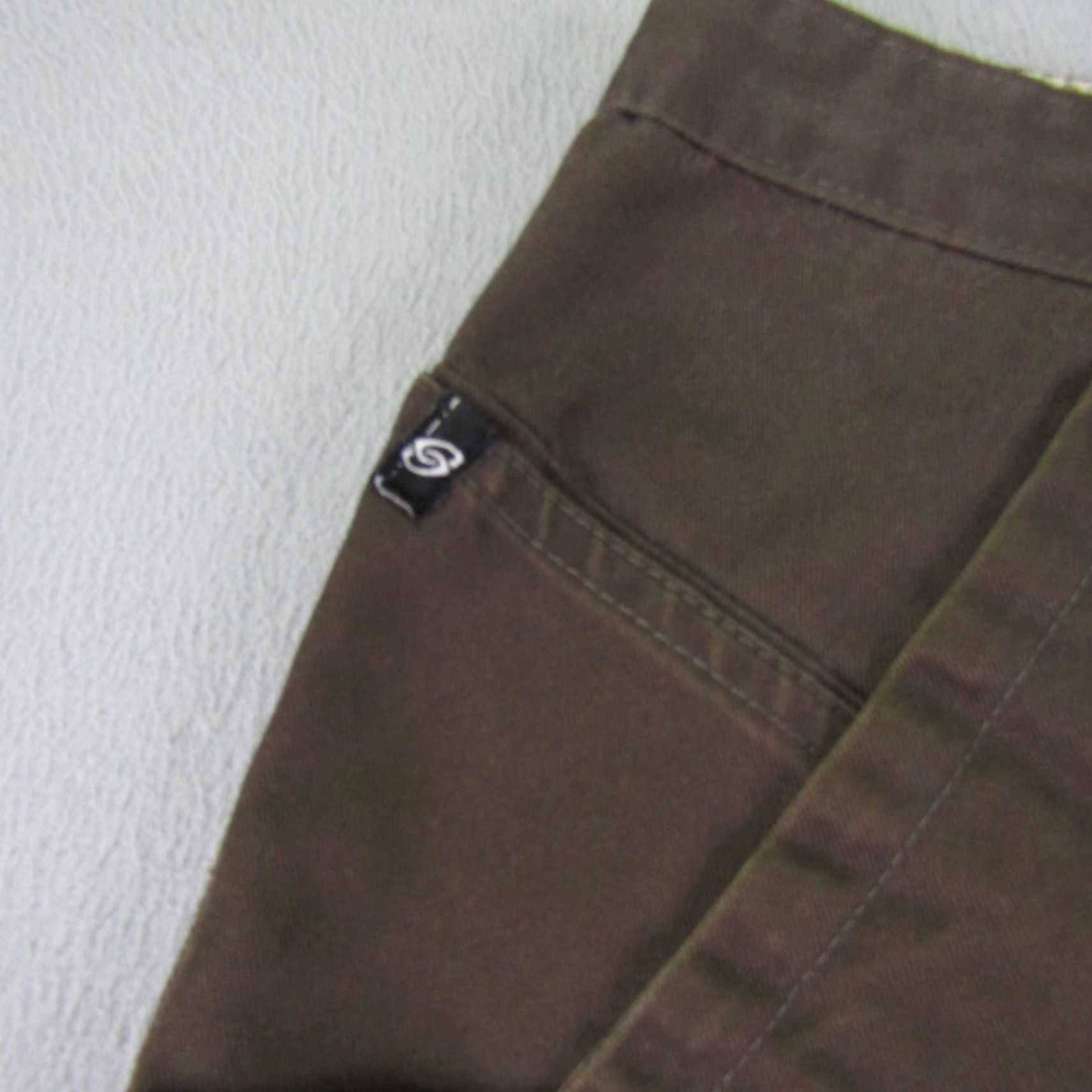 Anchor Blue VINTAGE Anchor Blue Shorts Mens 38 Cargo Baggy Grunge Y2K Brown - 38, Cotton/Poly, Cargo, Casual, Travel, Workwear, Pockets, Zipper, Logo, Button Mens Size US 38 / EU 54 - 3 Thumbnail