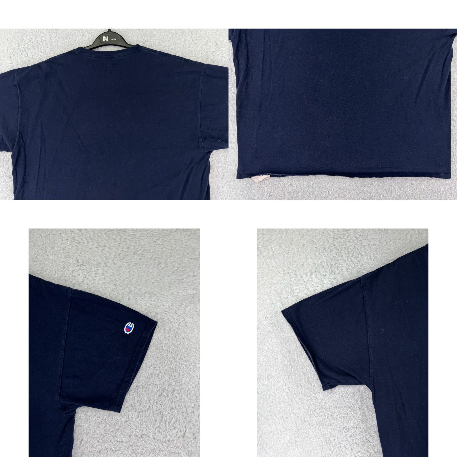 Champion Champion Shirt Mens XL Blue Crew Neck Logo Short Sleeve Cotton Size US XL / EU 56 / 4 - 8 Thumbnail