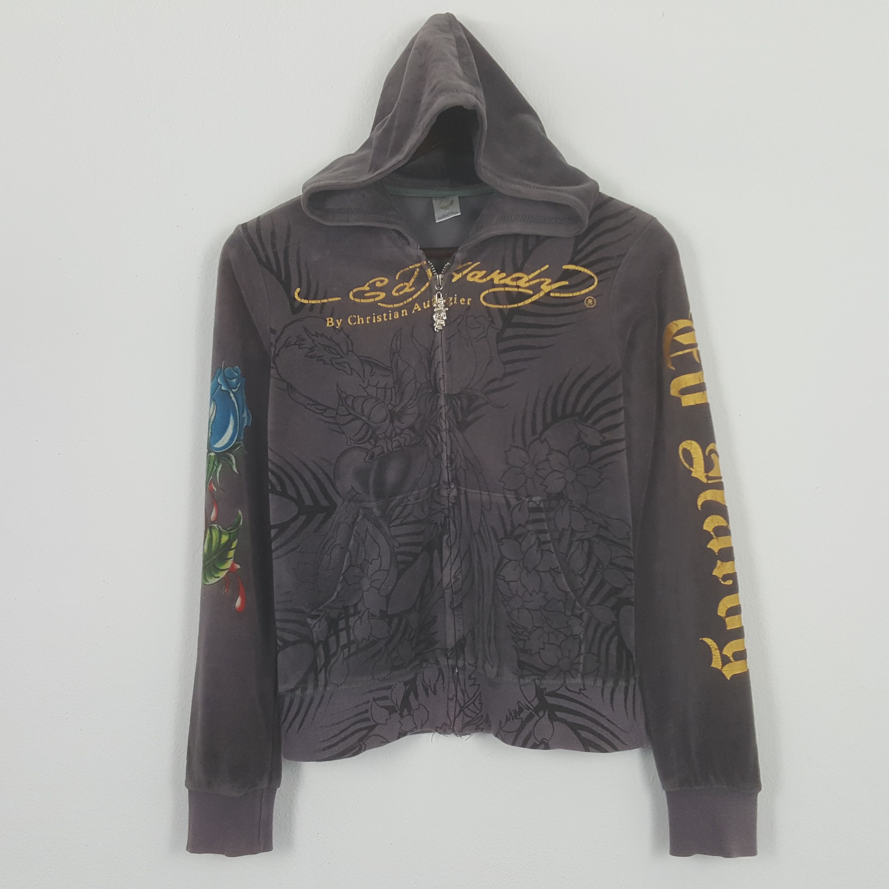 Vintage Ed Hardy Zipper Jacket Hoodies