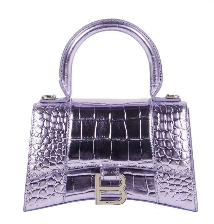 Balenciaga Hourglass XS Crocodile Top Handle Bag Size ONE SIZE - 1 Thumbnail