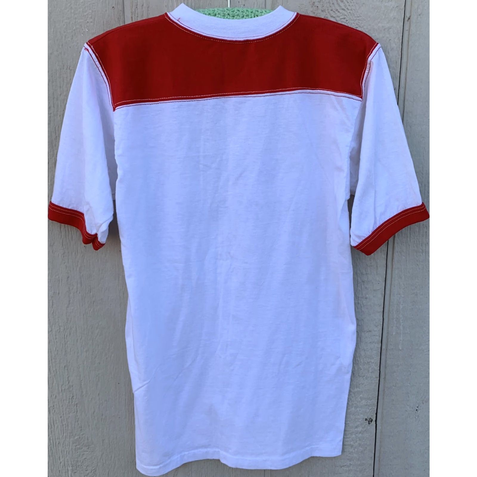 Vintage VINTAGE Uncle Sam Team iron on lettering jersey style t shirt tee size M L Size US M / EU 48-50 / 2 - 4 Thumbnail
