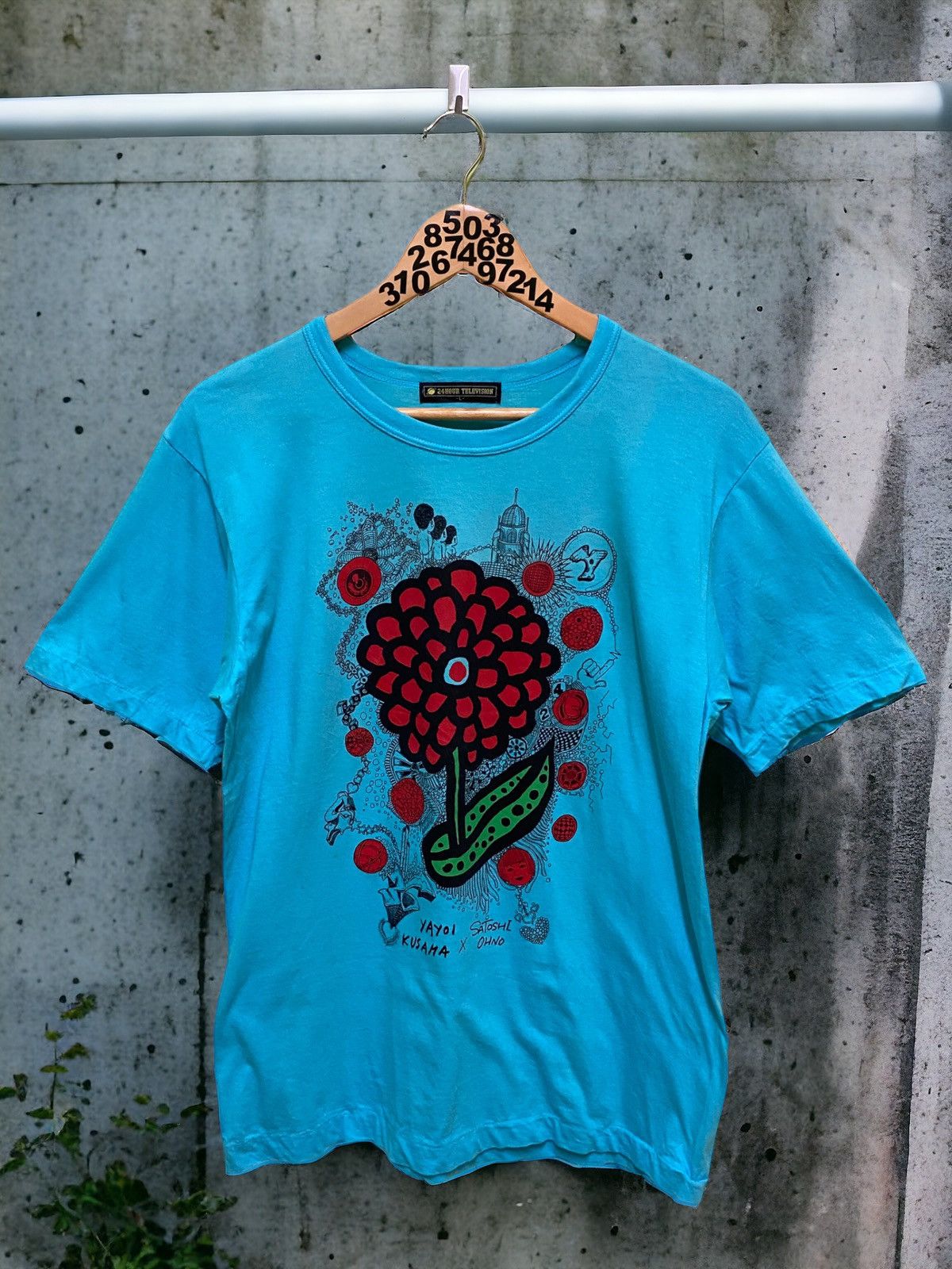 Japanese Brand Yayoi Kusama × Satoshi Ohno x 24 Hour Television T Shirt Size US S / EU 44-46 / 1 - 1 Thumbnail