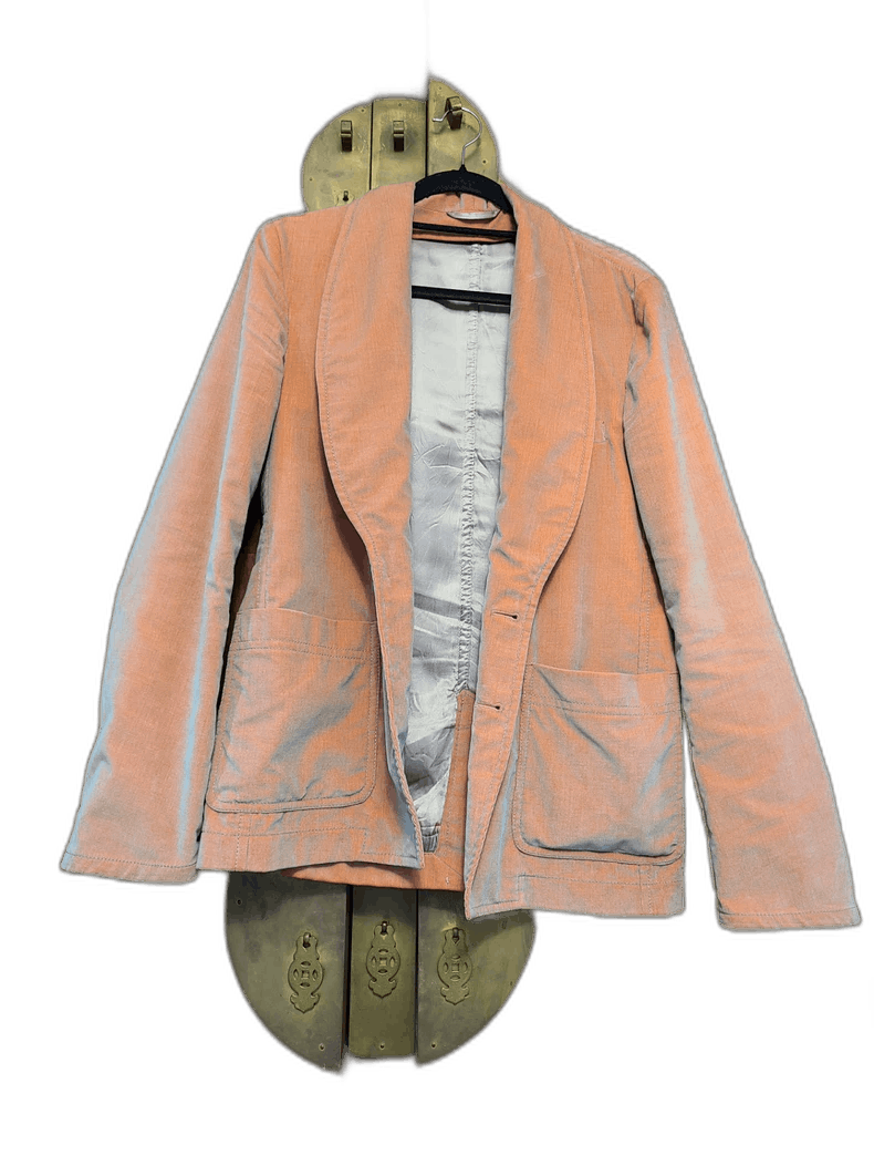 Ann Demeulemeester Velvet Corduroy Blazer Jacket for Women Size L / US 10 / IT 46 - 1 Thumbnail