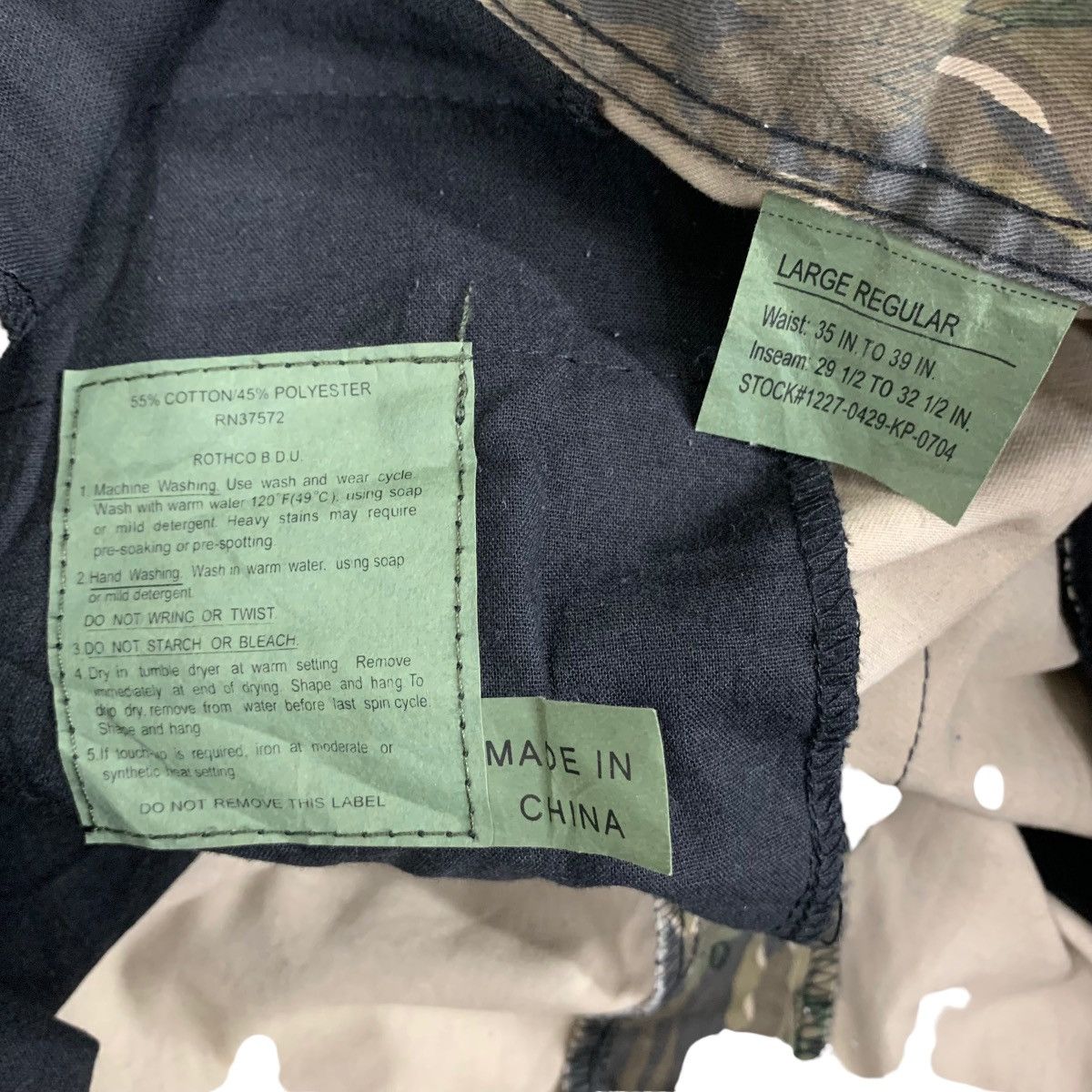 Realtree Rotcho’s Collection Smokey X Camouflage Army Cargo Pants Size US 35 - 8 Thumbnail
