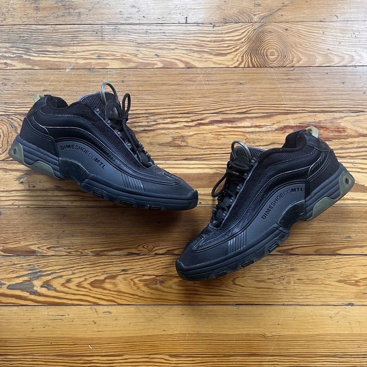 Dime DC Shoes x Dime Legacy OG Triple Black sz 12 Skate Sneakers Size US 12 / EU 45 - 1 Thumbnail