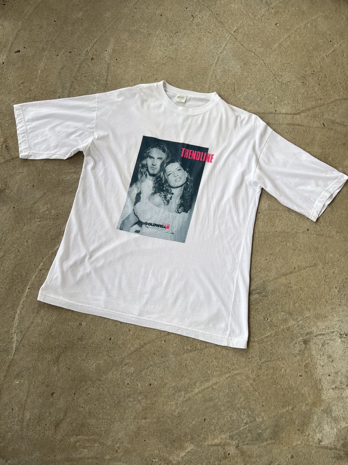 Vintage Vintage Trendline Goldwell Feeling Tee Size US XXL / EU 58 / 5 - 1 Thumbnail