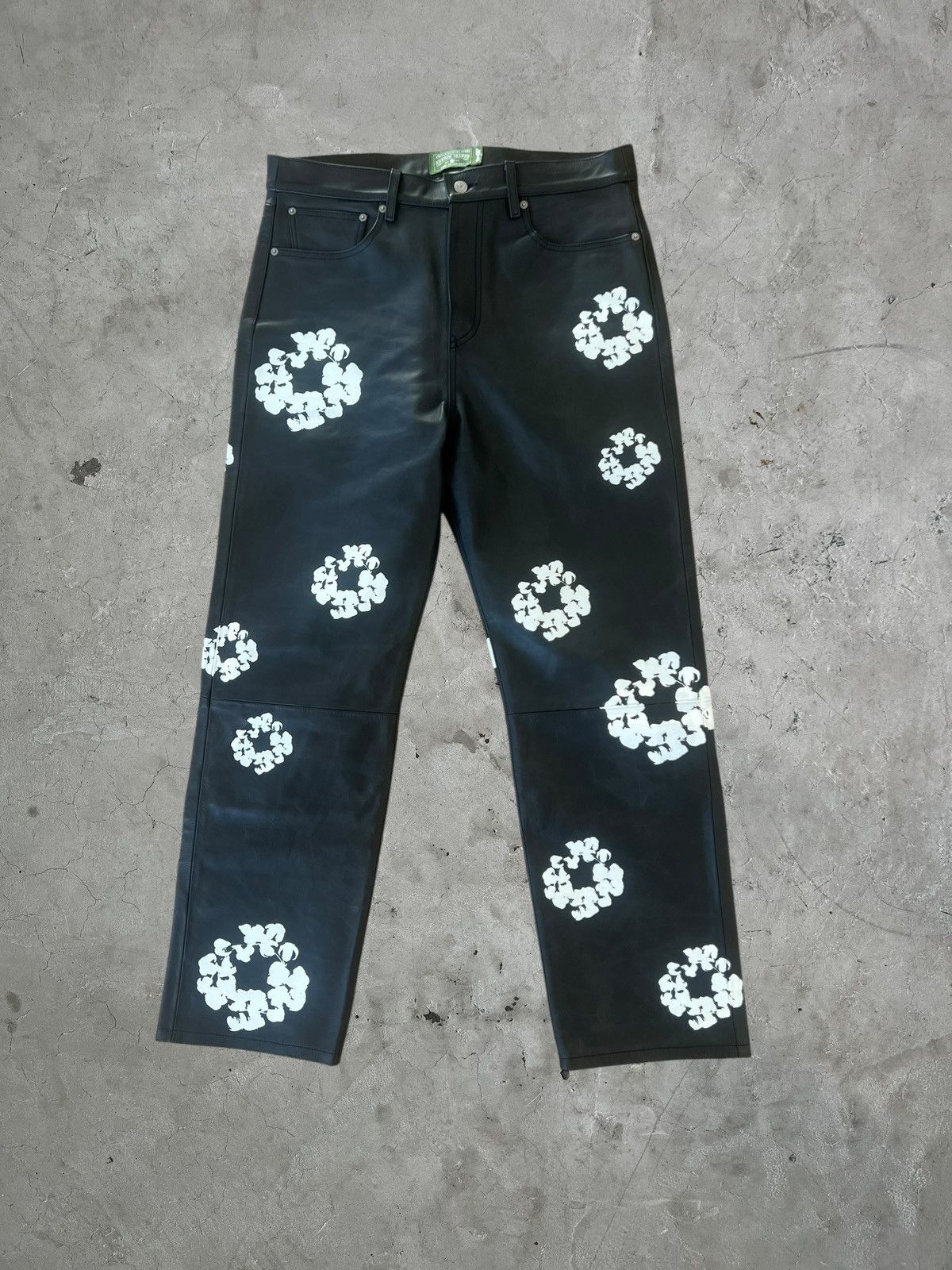 DENIM TEARS × Levi's Denim Tears Leather Levis Pants Size US 36 / EU 52 - 1 Thumbnail