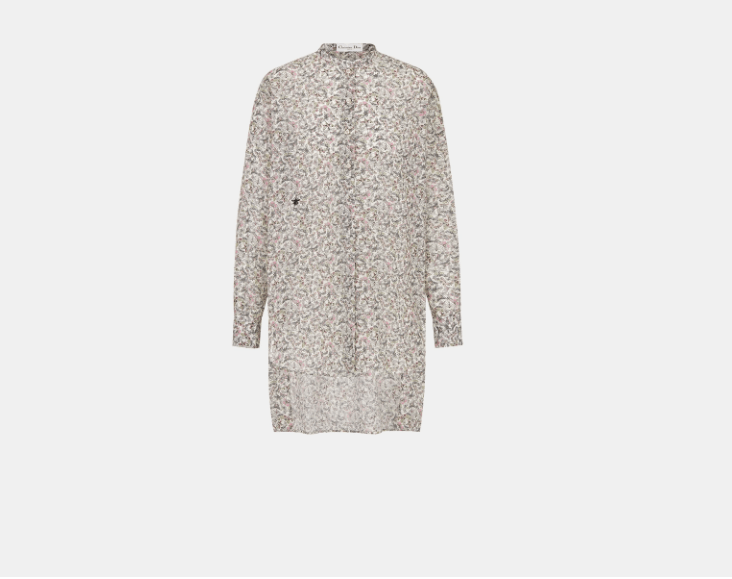 Dior o1w1db10925 441B54 Long Blouse in Multicolor Size L / US 10 / IT 46 - 1 Thumbnail