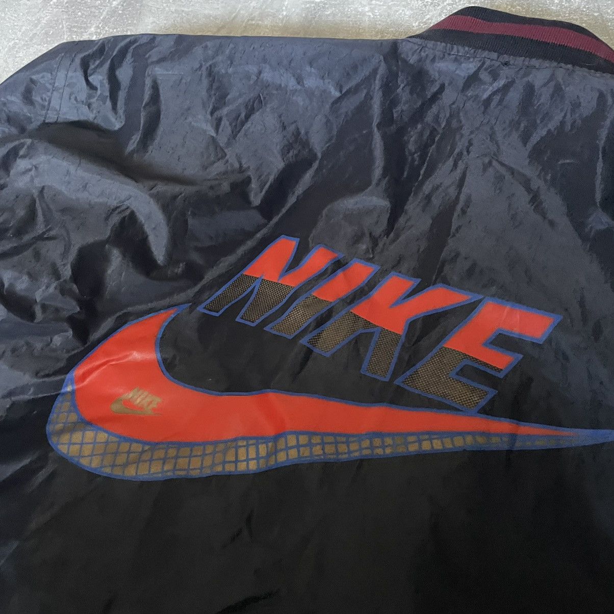 Nike M Vintage 90s Nike Bomber rap wu gang og jacket tn acg shox Size US M / EU 48-50 / 2 - 4 Thumbnail