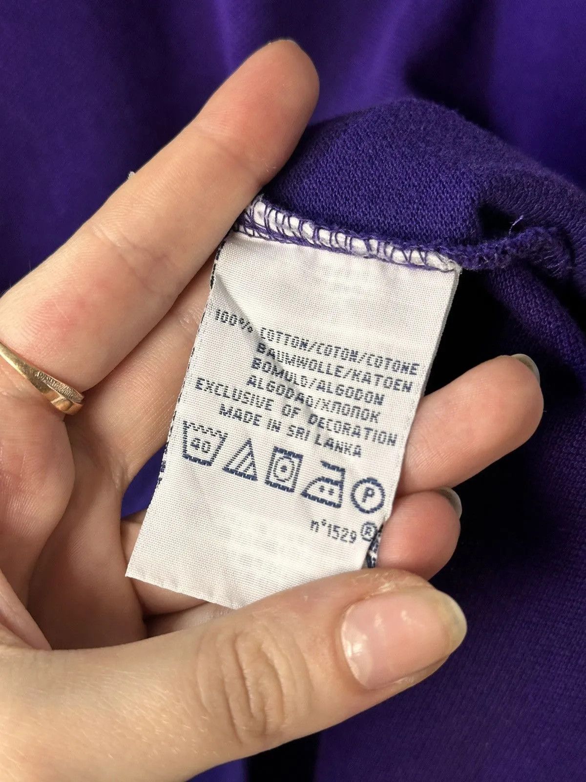 Polo Ralph Lauren Vintage Polo Ralph Lauren Regby T-shirt Purple Label RRL Y2k Size US M / EU 48-50 / 2 - 8 Thumbnail