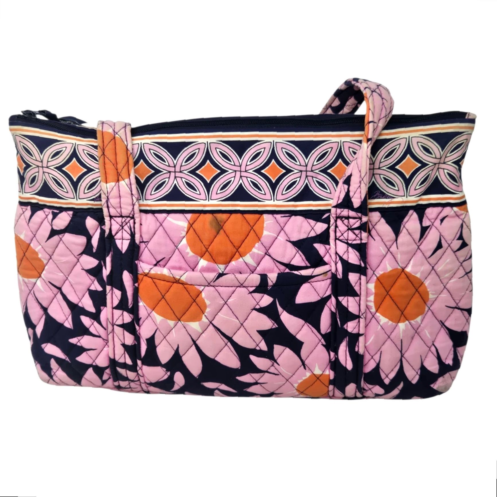 Vera Bradley Vera Bradley Loves Me Pattern Pink Shoulder Bag Purse Floral Retired Ladies Pink Size ONE SIZE - 6 Thumbnail