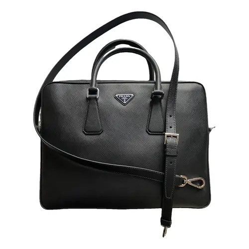 Prada Prada Black Saffiano Business Bag Size ONE SIZE - 1 Thumbnail