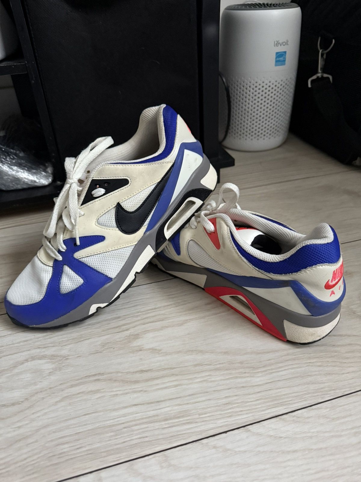 Nike The Nike Air Structure Triax 91 Violet White Size US 9.5 / EU 42-43 - 2 Thumbnail