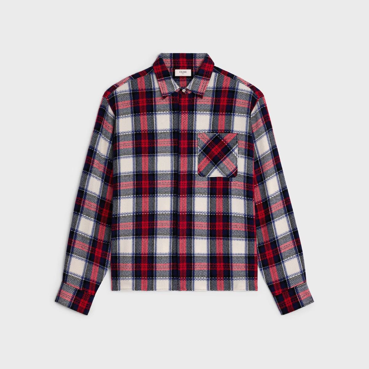 Celine Celine Cashmere Overshirt Jacket tag size 41 Men - USA Duties Paid Size US L / EU 52-54 / 3 - 1 Thumbnail