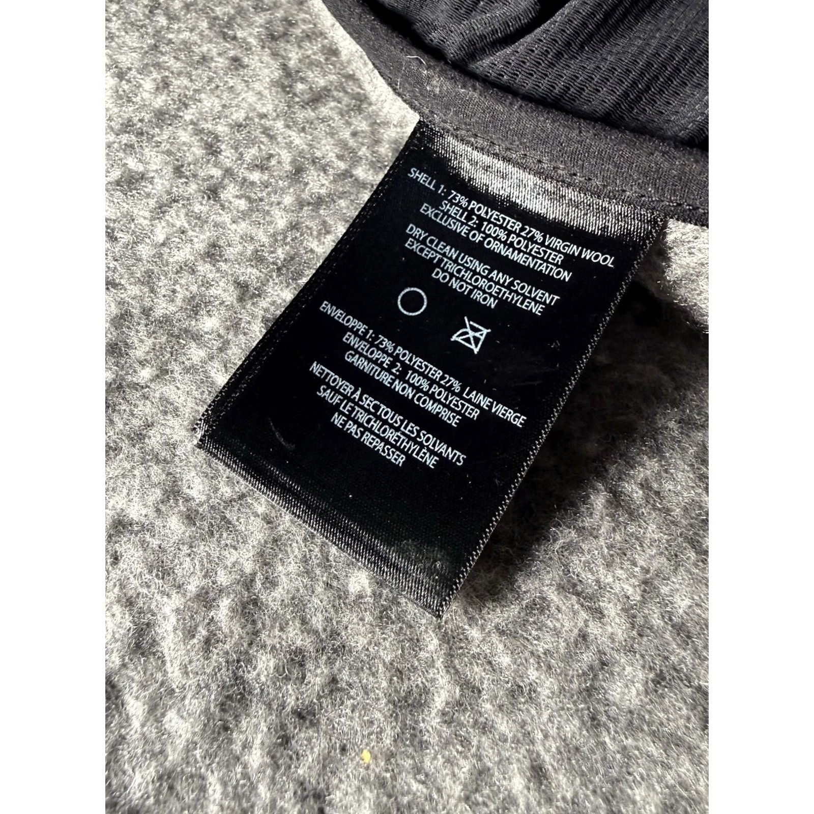 Vintage AETHER Narrows Jacket Men L Wool Fleece Deep Pile Gray Black Size US L / EU 52-54 / 3 - 5 Thumbnail