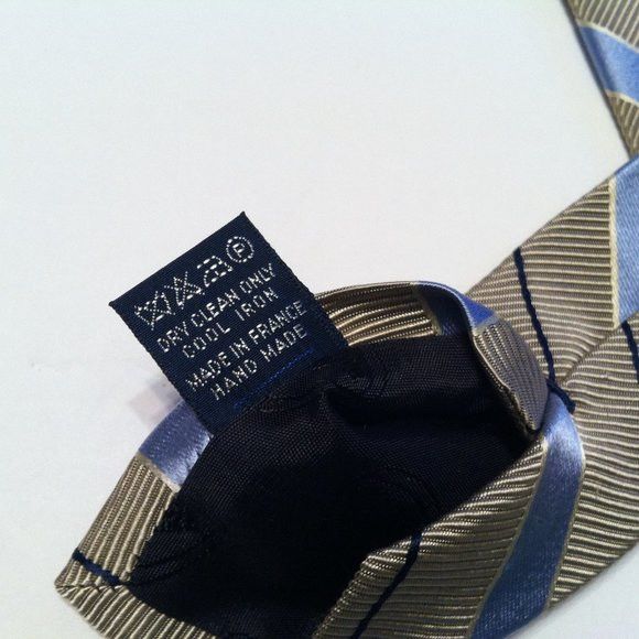 Faconnable FACONNABLE MENS NEW SILK TIE WIDTH: 4" MADE IN FRANCE Size ONE SIZE - 6 Thumbnail