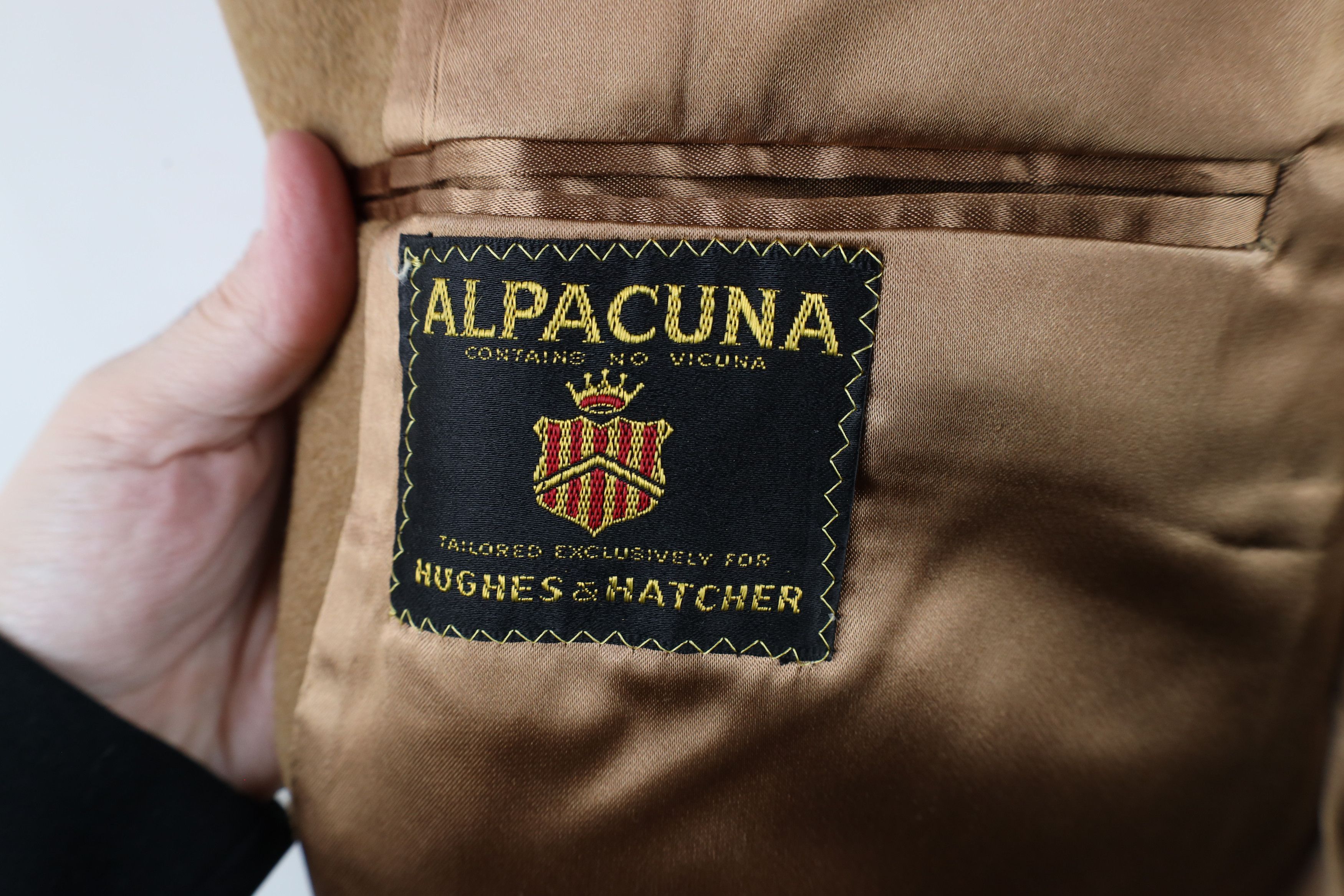Vintage Vintage 70s Streetwear Alpacuna Overcoat Jacket Beige USA Size US L / EU 52-54 / 3 - 11 Thumbnail