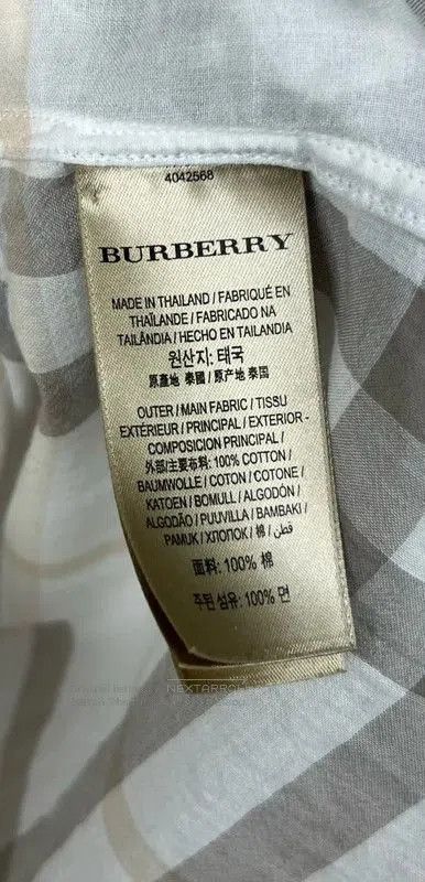 Burberry Burberry Color-Block Cotton Women’s Shirt. Size XL / US 12-14 / IT 48-50 - 5 Thumbnail