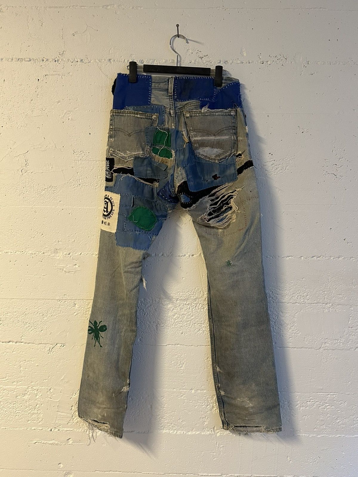 Blackmeans THRASHED JAPANESE CRUST DENIM LEVI’S Size US 29 - 5 Thumbnail