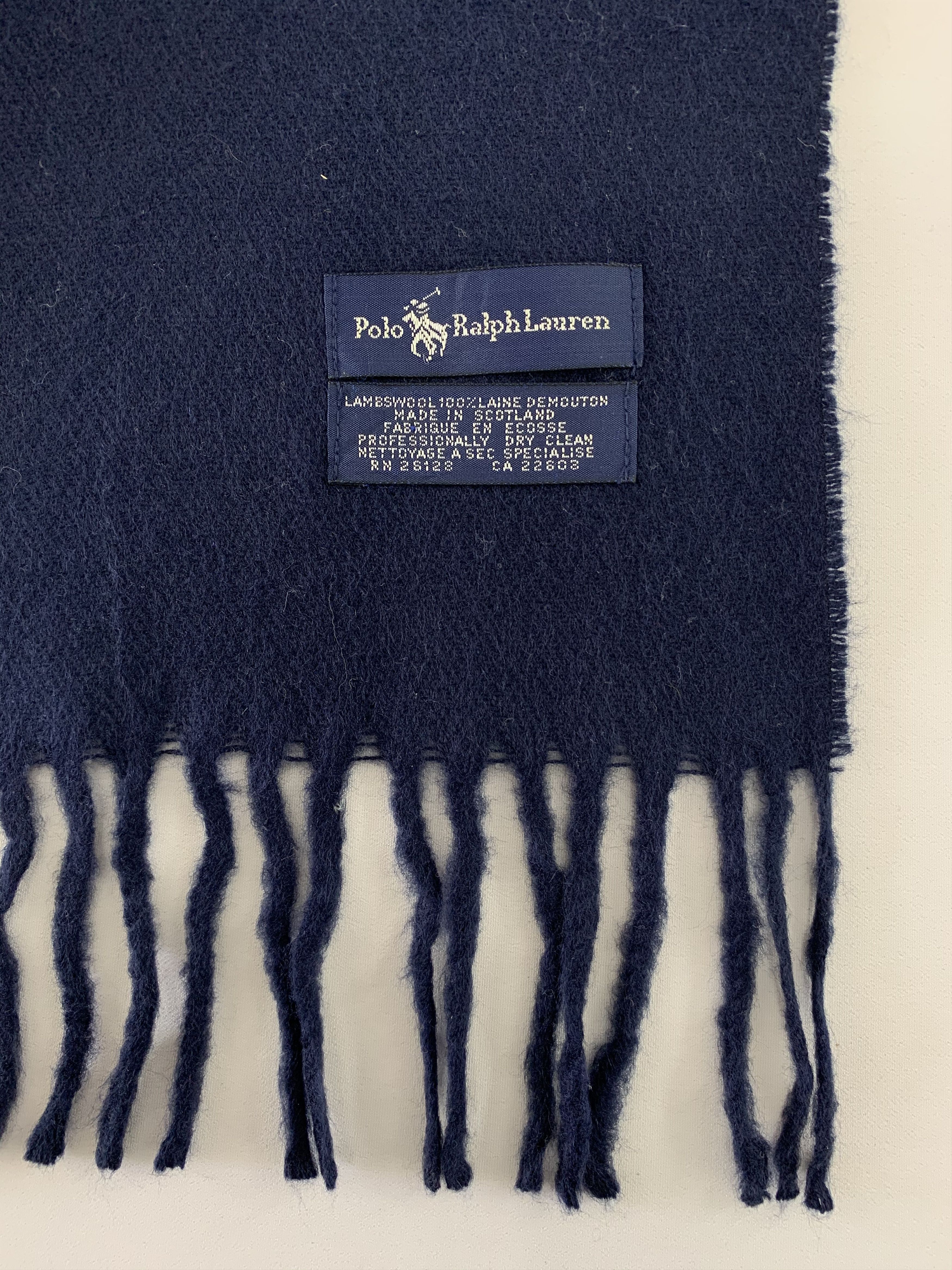 Polo Ralph Lauren Polo Ralph Lauren Scarf Wool Muffler Neck Wrap BL4226 Size ONE SIZE - 3 Thumbnail