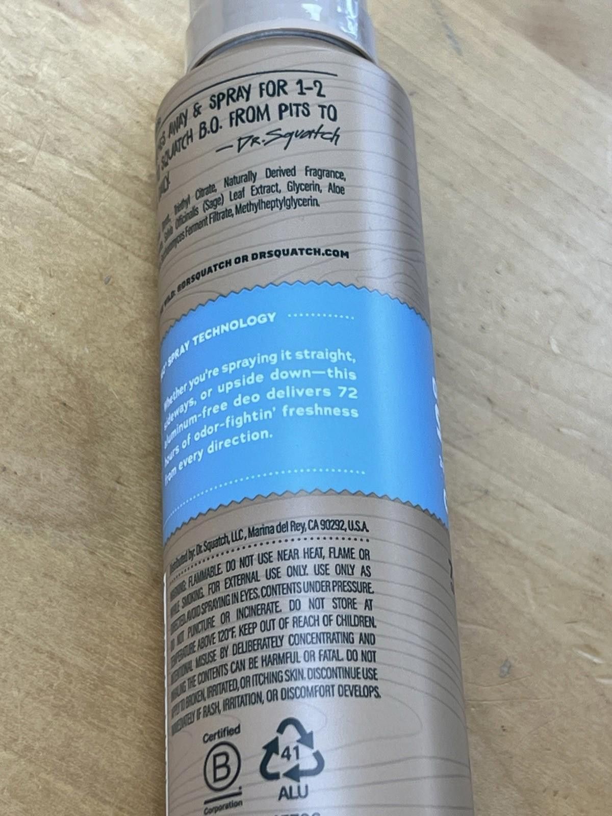 Other Dr Squatch Spray Deodorant Coastal Mist 72 Hour 4 Oz Size ONE SIZE - 9 Thumbnail