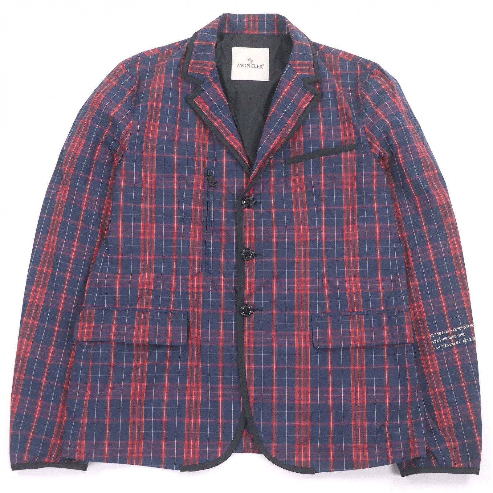 Moncler Moncler Moncler Genius 7 Moncler Fragment Hiroshi Fujiwara Polyester Nylon Jacket Textile Outerwear DUTY FREE for USA Size ONE SIZE - 1 Thumbnail
