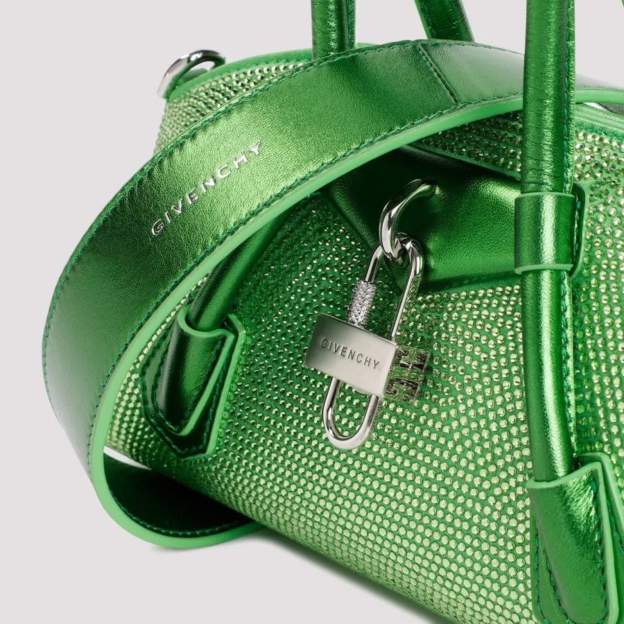 Givenchy o1w1db10525 Size: OS/Antigona Stretch Mini Bag in Green Size ONE SIZE - 4 Thumbnail