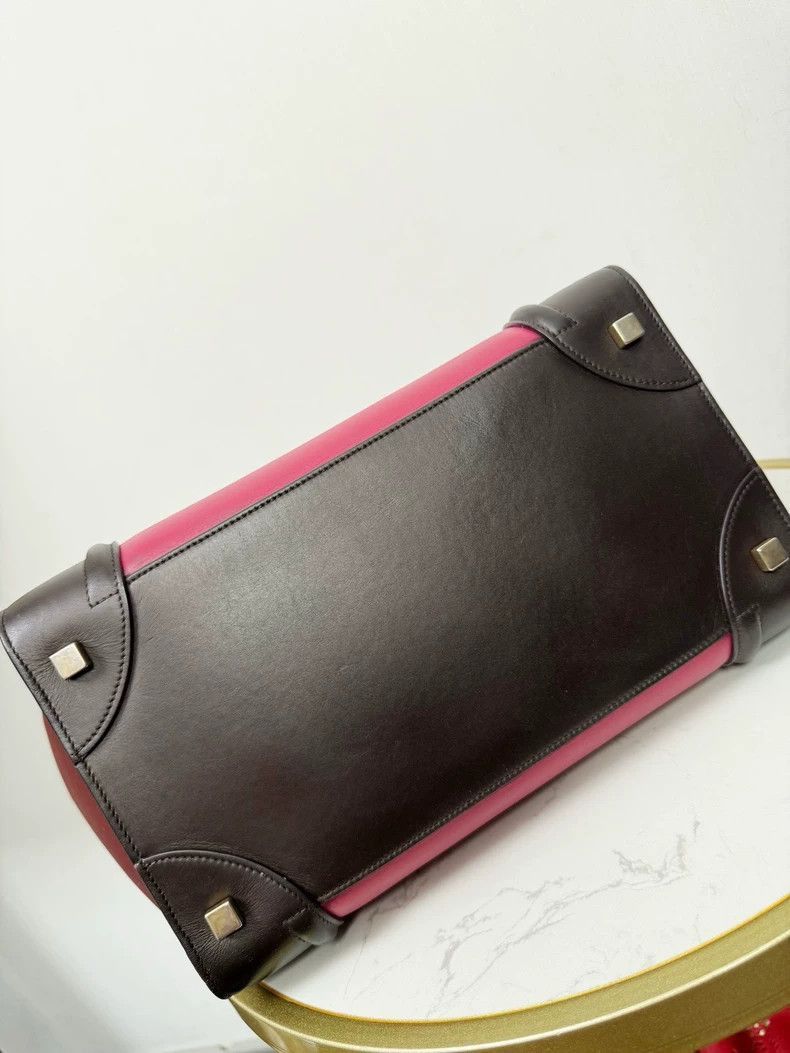Celine Celine Pink Smiley Face Bag, Gently Used Size ONE SIZE - 4 Thumbnail