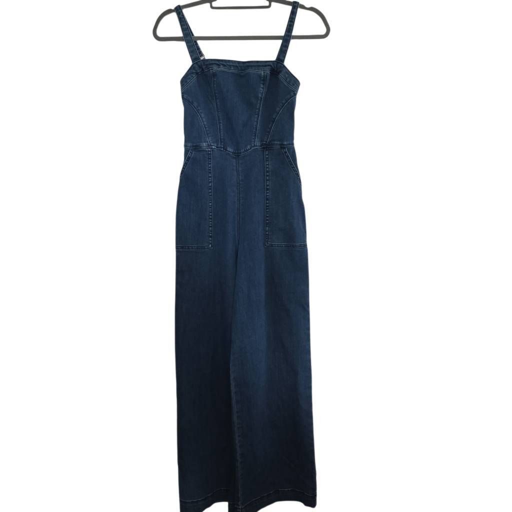 Hollister Hollister Women's Size XS Blue Jean Cami Jumpsuit Size US 26 / EU 42 - 1 Thumbnail